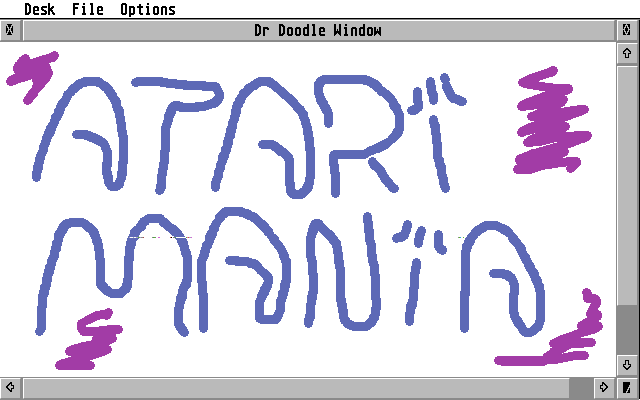 Dr Doodle atari screenshot